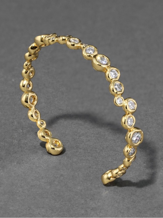 Alexis Bittar Jewelry - Alexis Bittar Asterales Gold Skinny Cuff Bracelet (MSRP $195)